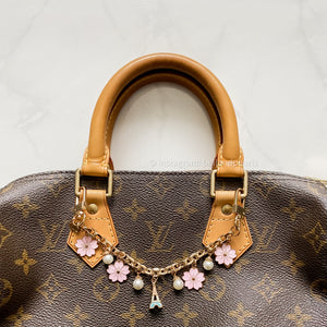 Louis Vuitton Spring Street Bag Charm and Key Holder Pink Metal